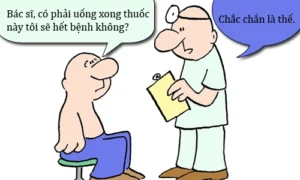 Hài hước khám bệnh: Thuốc không nằm yên